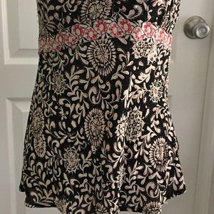 Evening sparkle tank top